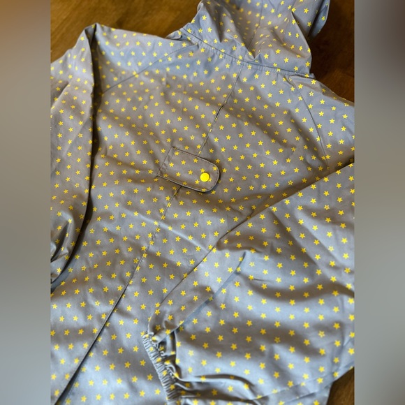Komodo Beans Rain Jacket grey with yellow stars - Picture 11 of 15